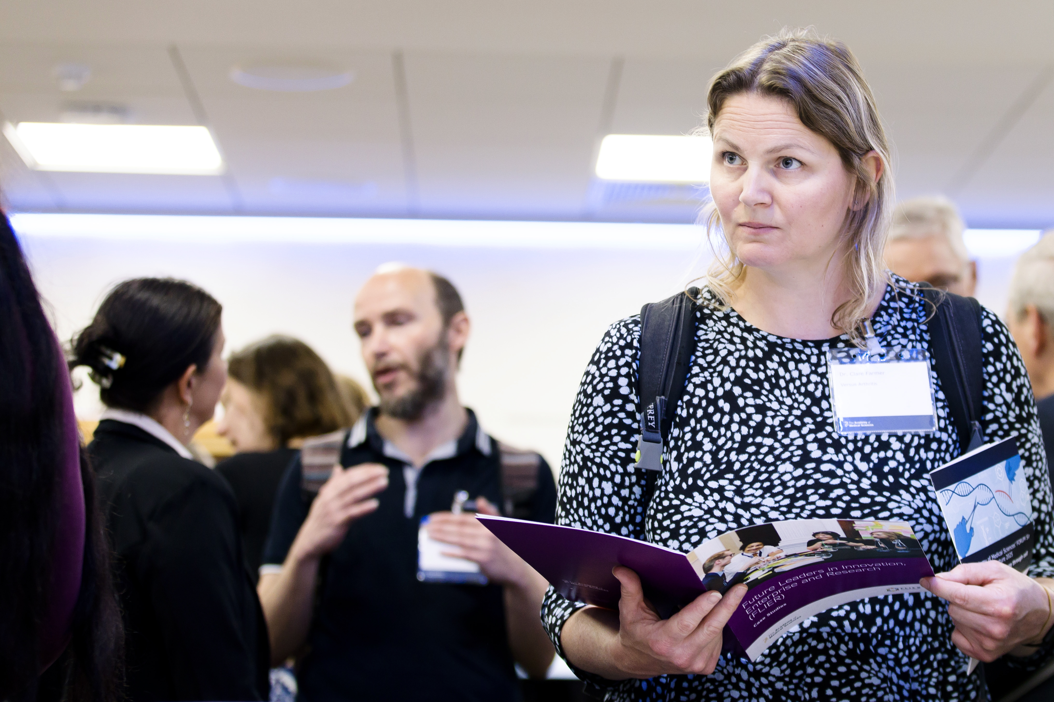 A delegate at one of the Academy's Forum events