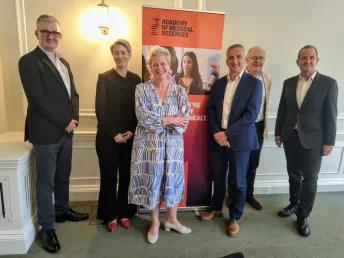 Chief Executives from the Shelford Group with Roz Campion, Chief Executive of the Academy of Medical Sciences