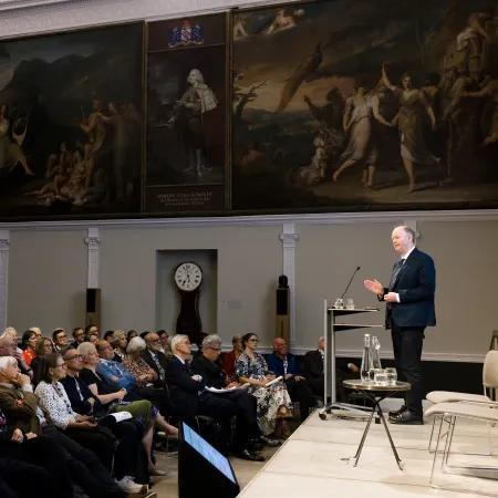 Chris Whitty speaking at a lecture on holding risk – Sept 2026